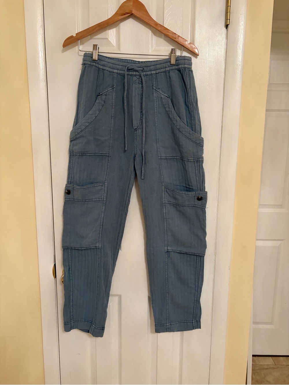 Free People Feelin' Good Utility Pull-On Pants